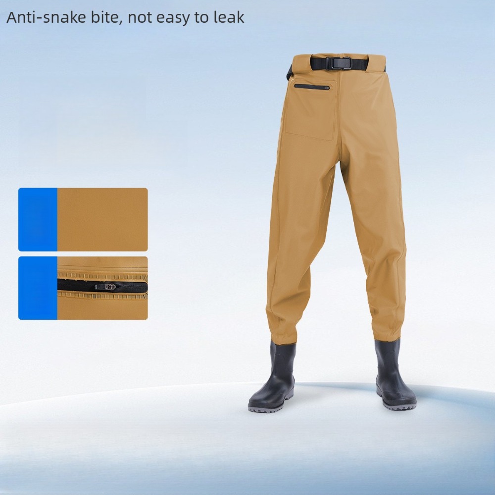Fishing Quest - Waterproof Breathable Hip Waders, Nylon Half-Body