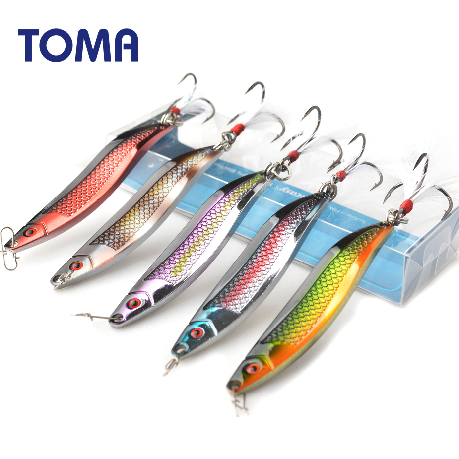 Fishing Equipment Deals - TOMA Metal Zinc Spoon Fishing Lures