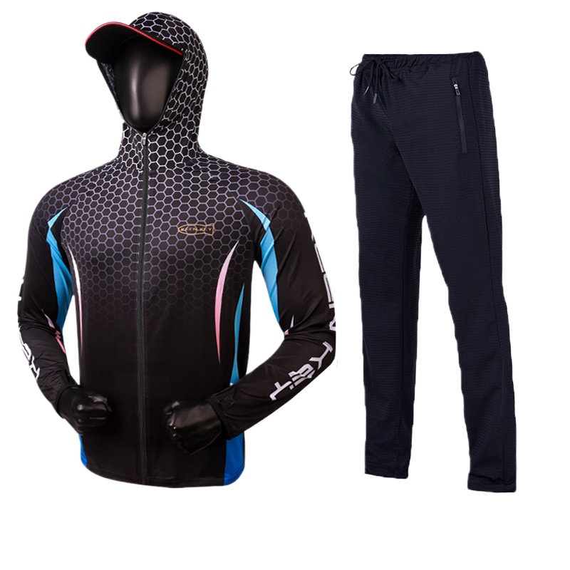 Fishing Quest - Ice Silk Fishing Sunscreen Suit Men's