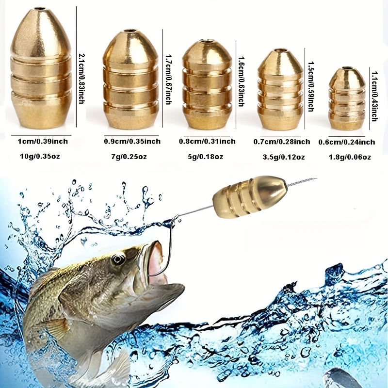 Wholesale 50pcs Golden Copper  - Fishing Equipment Deals recensione e prezzo