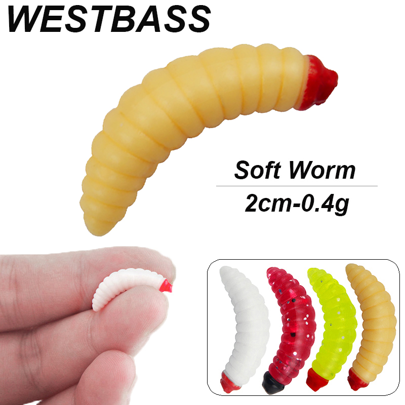 WESTBASS 20/50PCS Soft Larva S - Fishing Equipment Deals recensione e prezzo