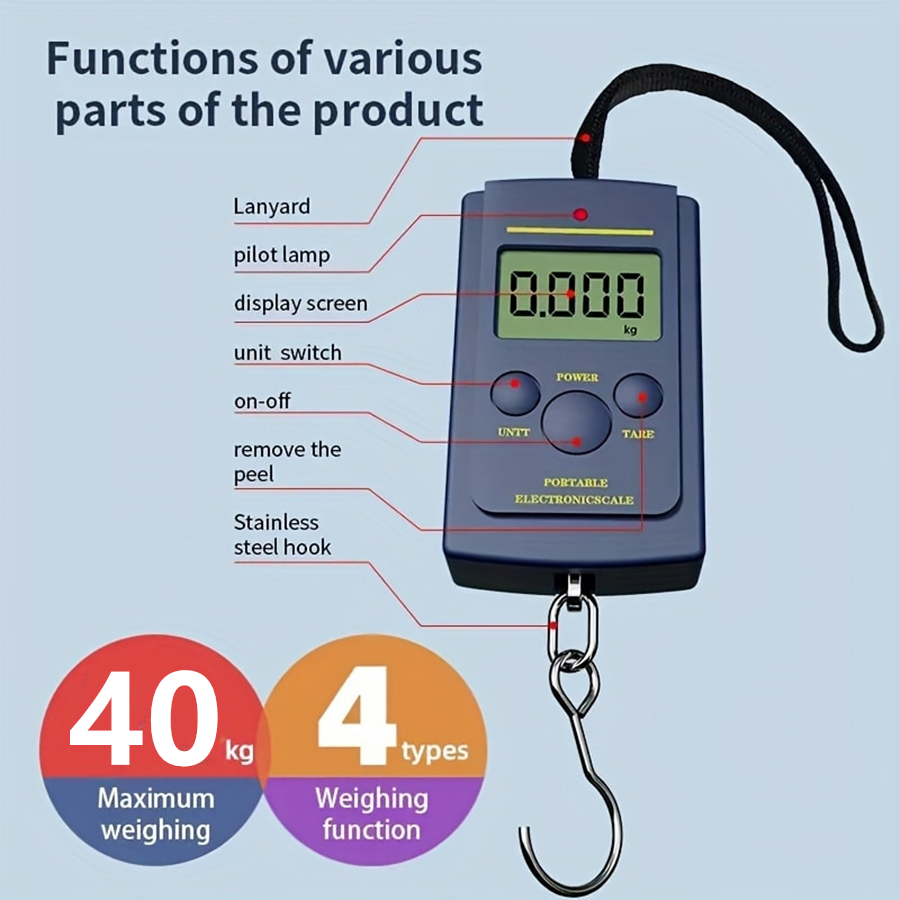 40kg Multifunctional Mini Elec - Fishing Hook recensione e prezzo