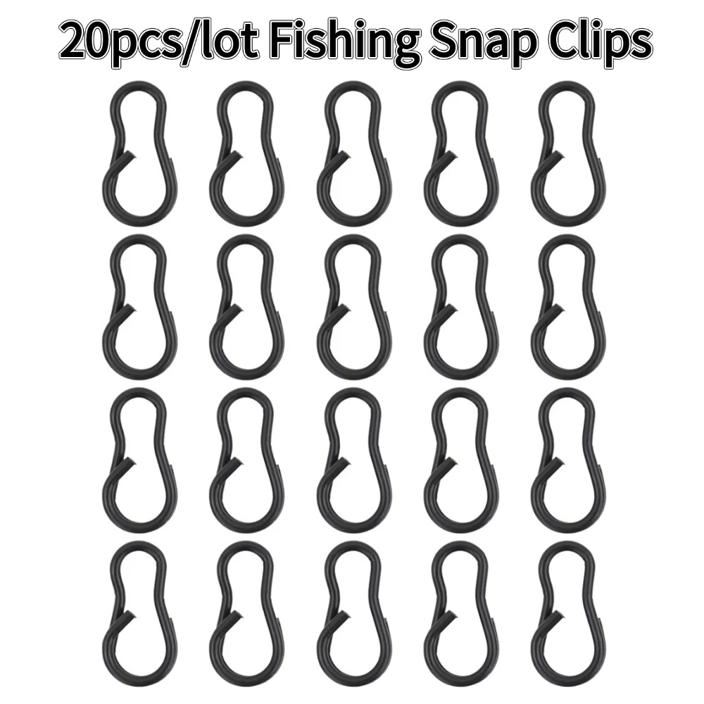 20pcs/lot Fishing Snap Clips S - Fishing Equipment Market recensione e prezzo