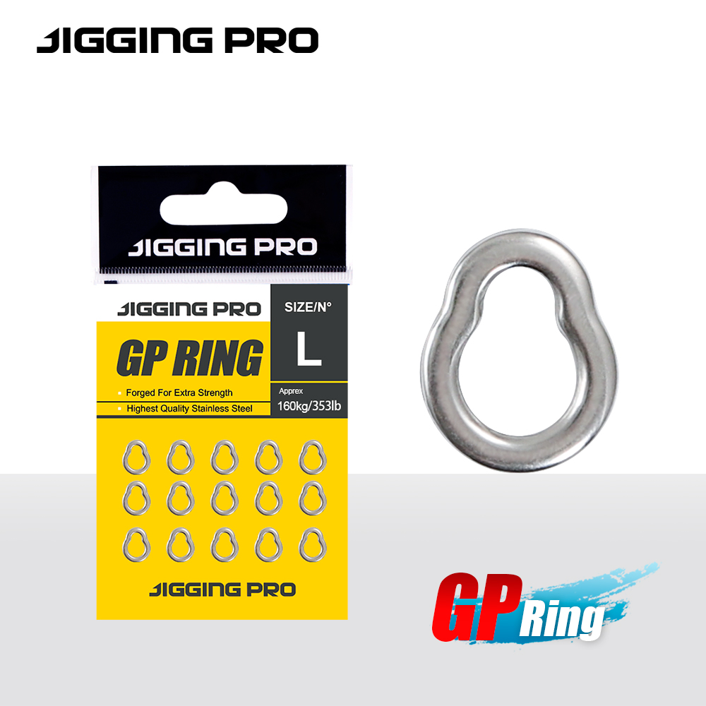 JIGGING PRO 15Pcs GP Solid Rin - Fishing Equipment Stores recensione e prezzo