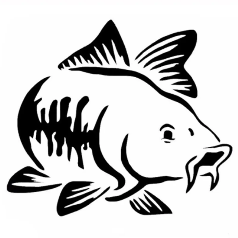Car Sticker Cartoon Carp Fishi - Fishing Equipment Stores recensione e prezzo