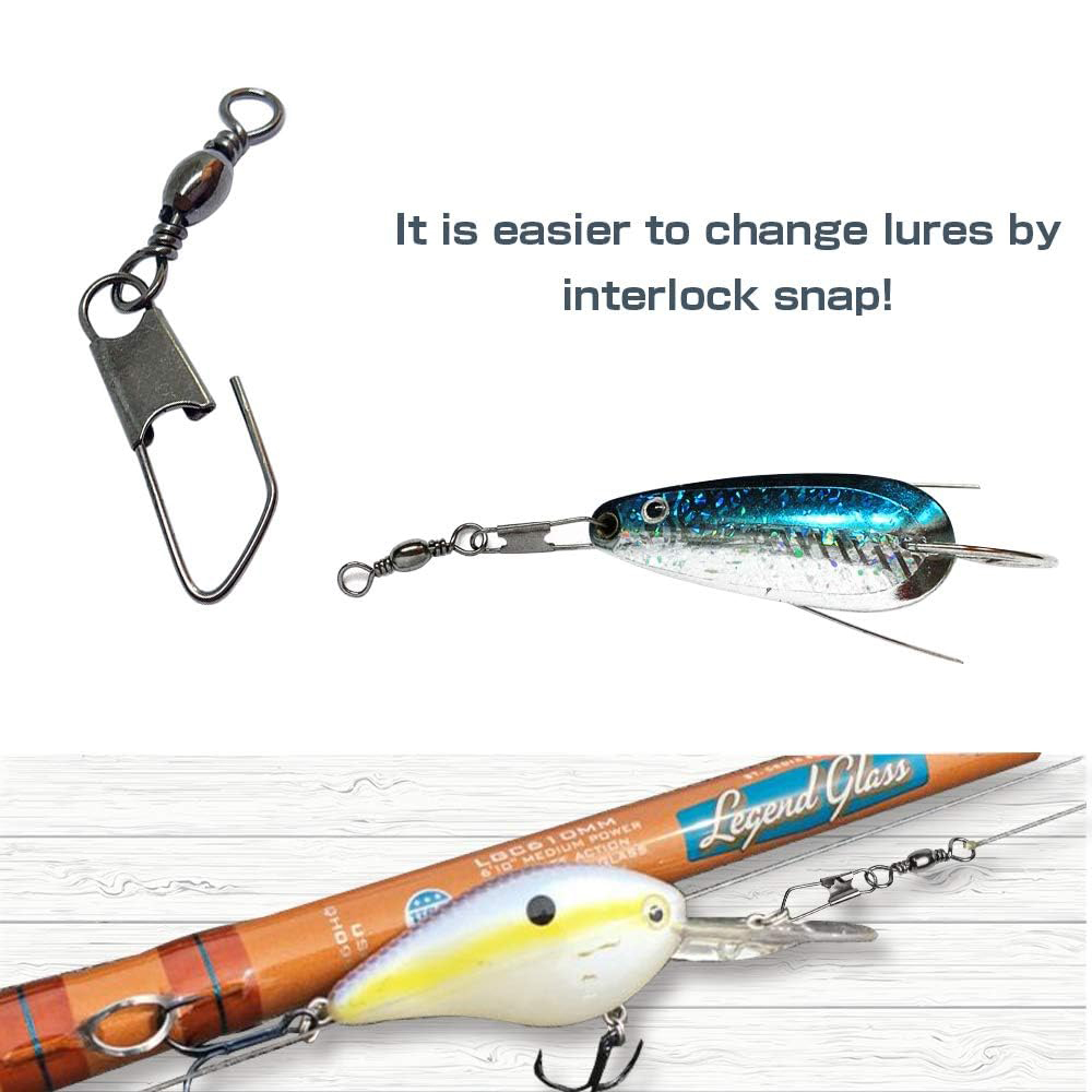 50Pcs Stainless Steel Snap Swi - Fishing Quest recensione e prezzo