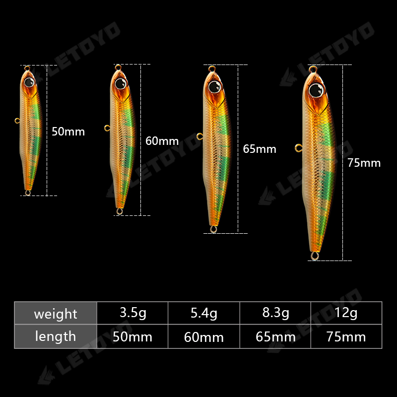 LETOYO Sinking Pencil 17g 12g- - Fishing Equipment Deals recensione e prezzo
