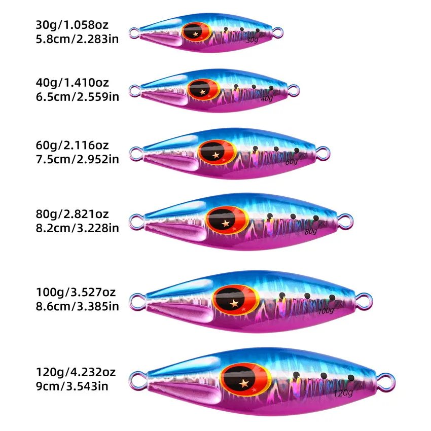 30g 40g 60g 80g 100g 120g Meta - Fishing Equipment Deals recensione e prezzo