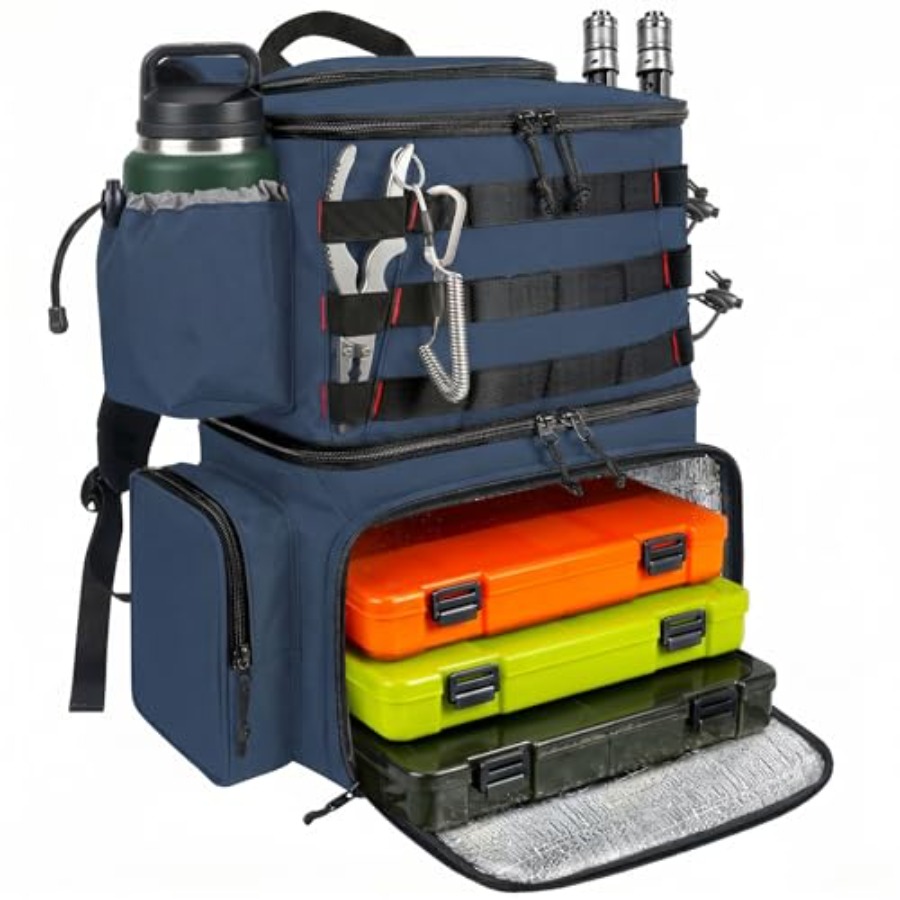 Fishing Backpack, Water Resist - Rod Holder Fishing recensione e prezzo