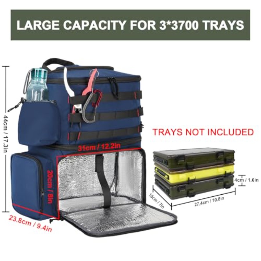 Fishing Backpack, Water Resist - Rod Holder Fishing recensione e prezzo