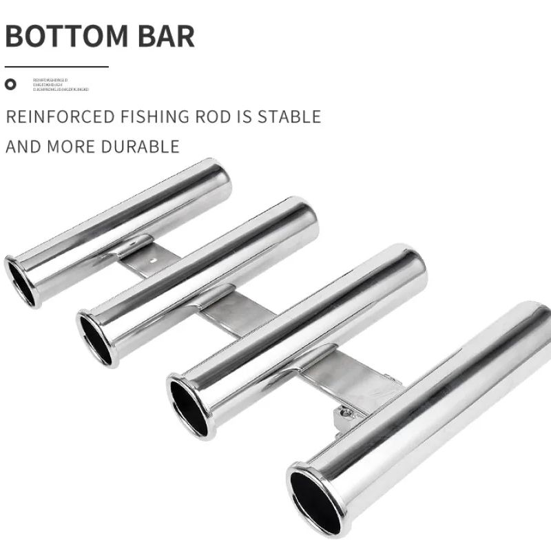 Stainless Steel 4 Tubes Rod ho - Rod Holder Fishing recensione e prezzo