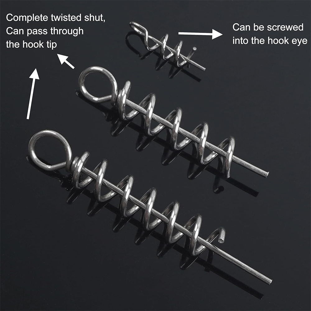 50Pcs Spring Twist Lock Fishin - Fishing Equipment Hook recensione e prezzo