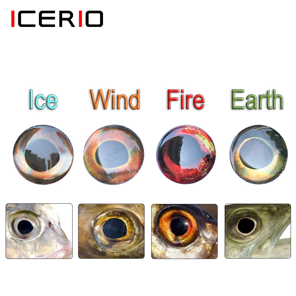 ICERIO 100PCS  Holographic 3D  - Fishing Equipment Deals recensione e prezzo