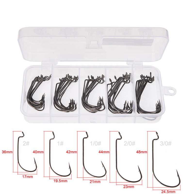 50Pcs/Box High Carbon Steel Fi - Fishing Equipment Hook recensione e prezzo