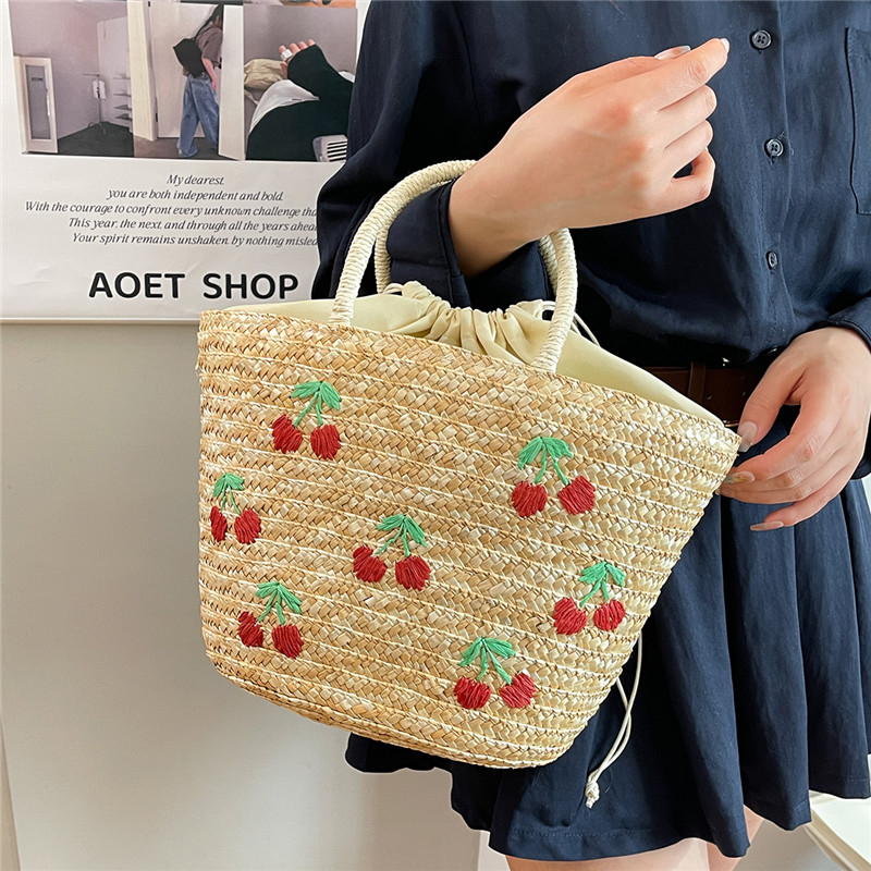 New Straw Fruit Embroidery Str - Fishing Equipment Market recensione e prezzo