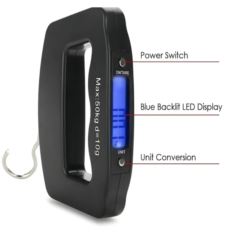 50kg/10g Travel Luggage Scale  - Fishing Hook recensione e prezzo