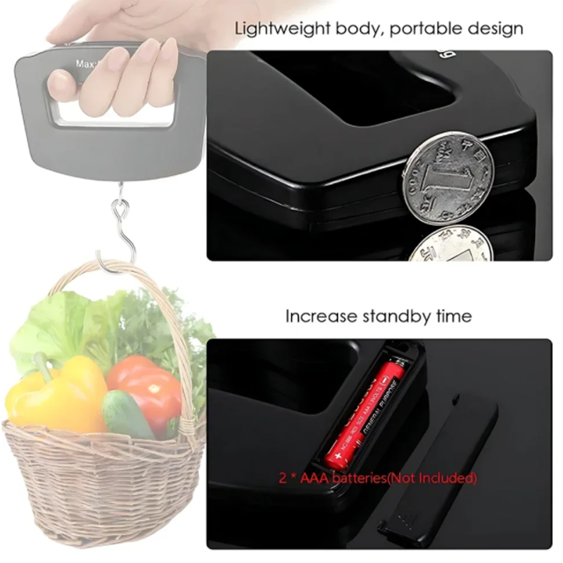 50kg/10g Travel Luggage Scale  - Fishing Hook recensione e prezzo