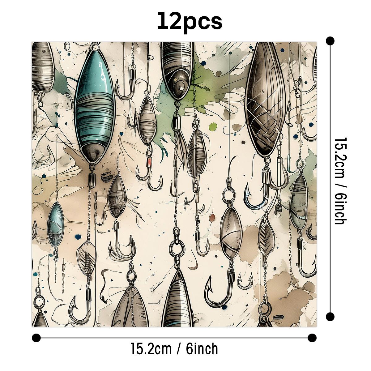 12pcs Vintage Fishing Lure Pat - Fishing Quest recensione e prezzo