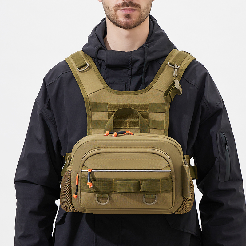 Men Chest Bag Tactical Fishing - Rod Holder Fishing recensione e prezzo