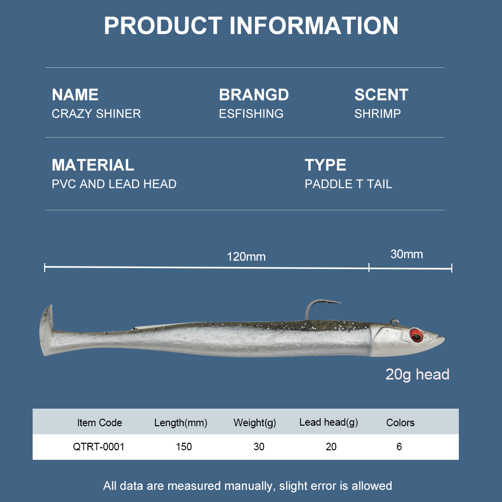 ESFISHING Soft Fishing Lures L - Fishing Equipment Deals recensione e prezzo