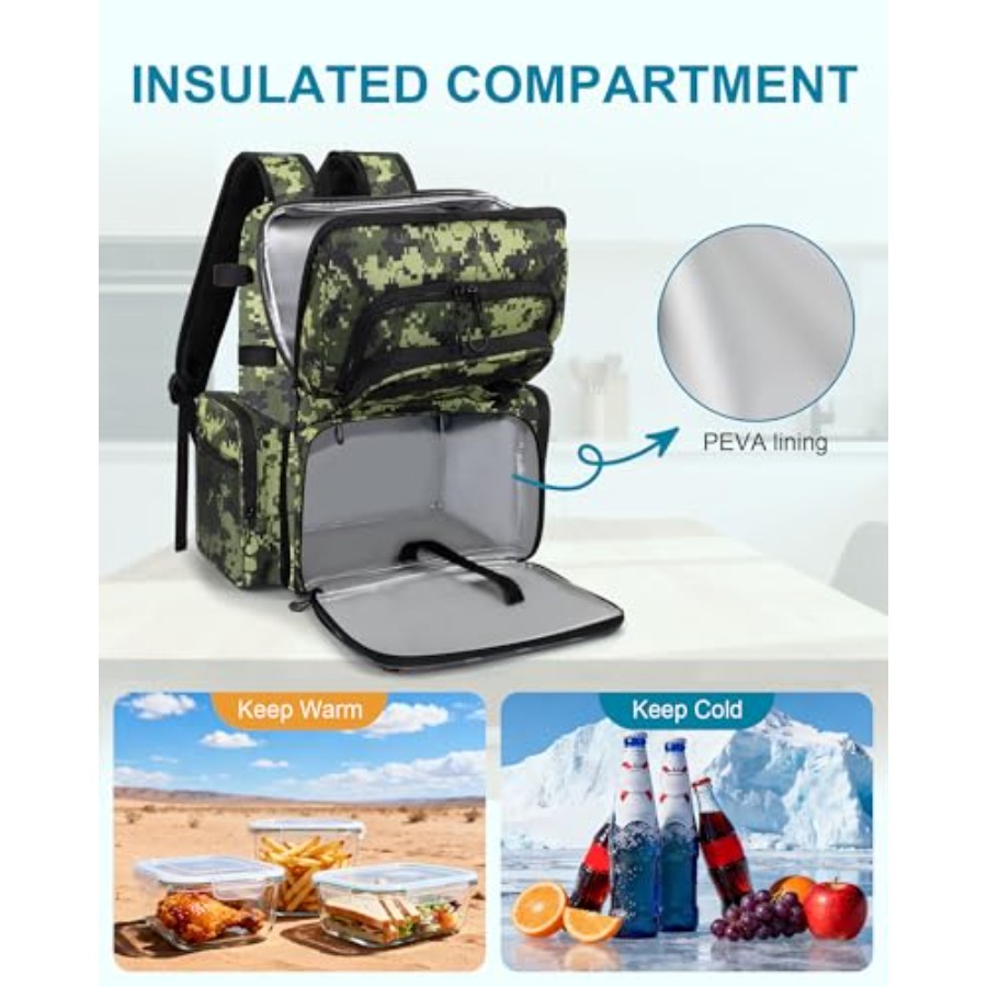 Fishing Backpack with Rod Hold - Fishing Equipment Us recensione e prezzo