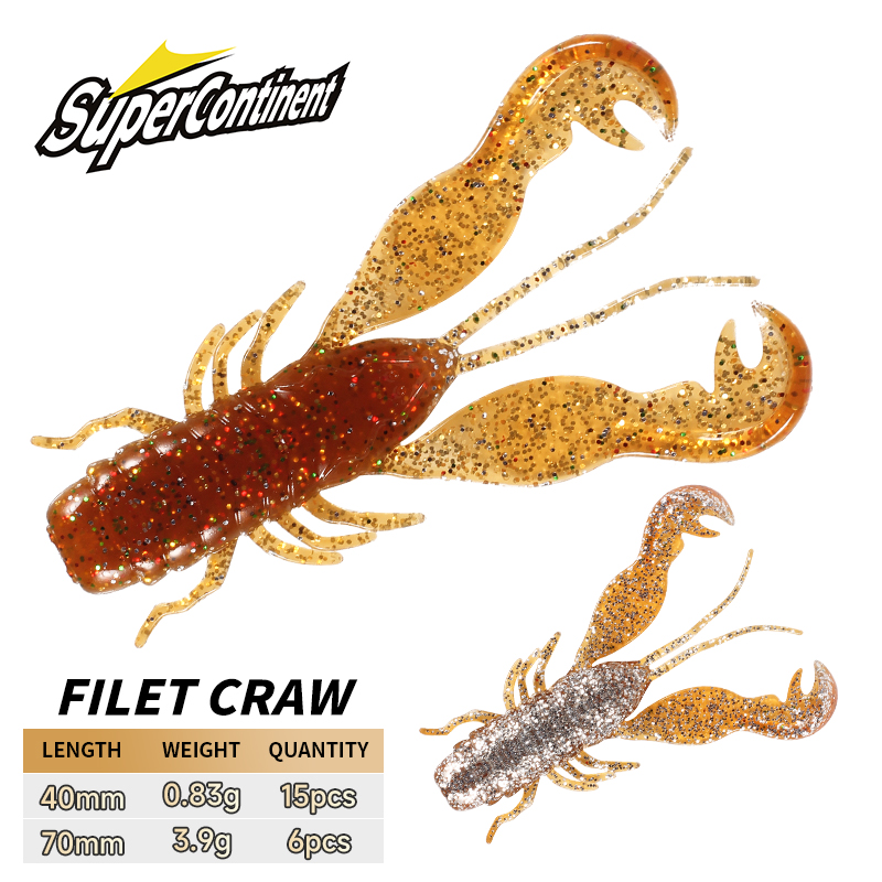 2023 Supercontinent Filet Craw - Fishing Equipment Deals recensione e prezzo